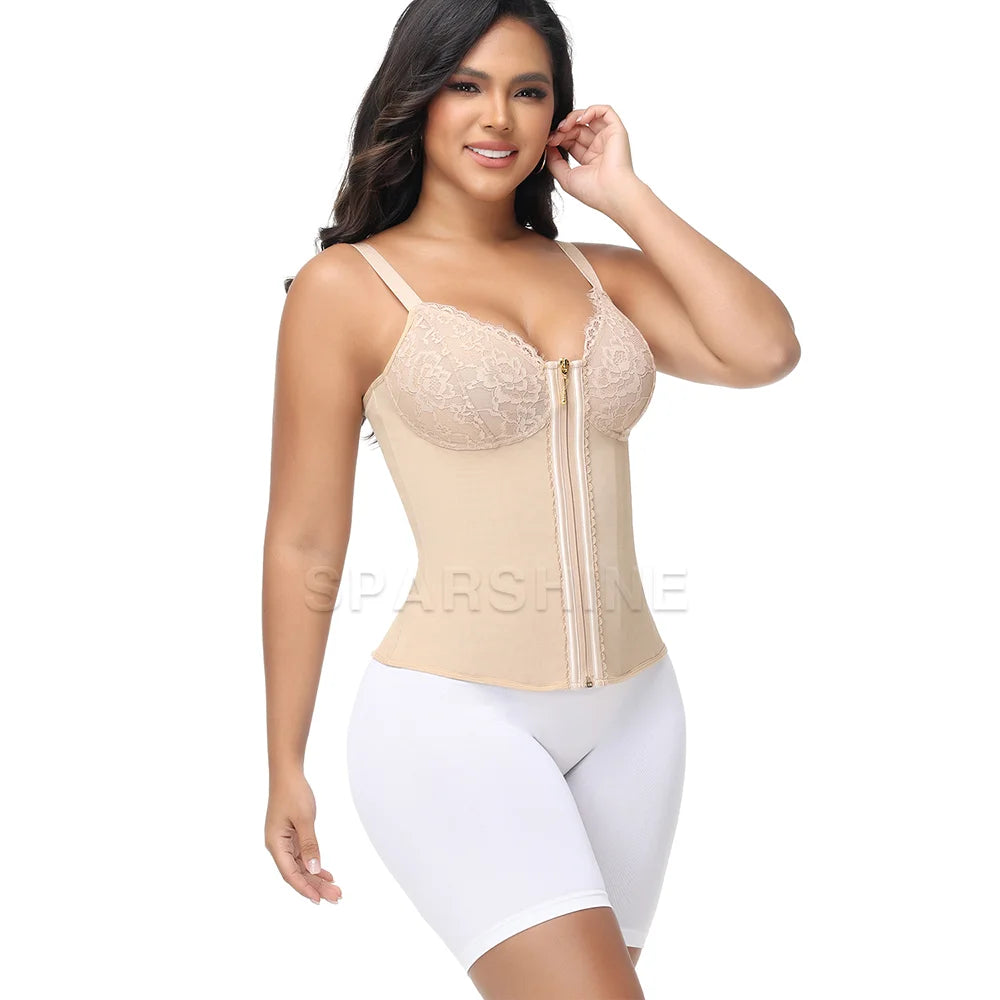 BLINKY Waist Trainer for Women Tummy Control Bodysuit Colombian Fajas Girdle Corset for Instant Slimming Body Shaper for Back Support