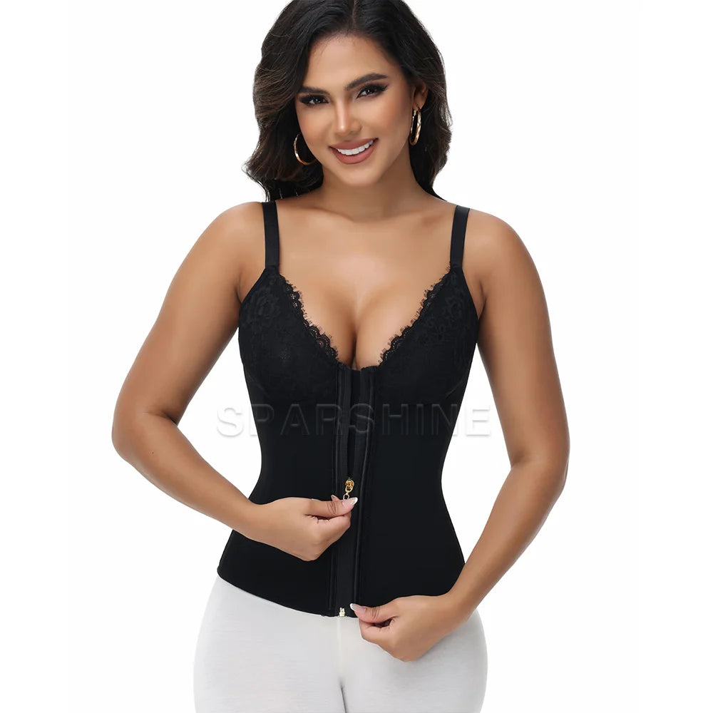 BLINKY Waist Trainer for Women Tummy Control Bodysuit Colombian Fajas Girdle Corset for Instant Slimming Body Shaper for Back Support
