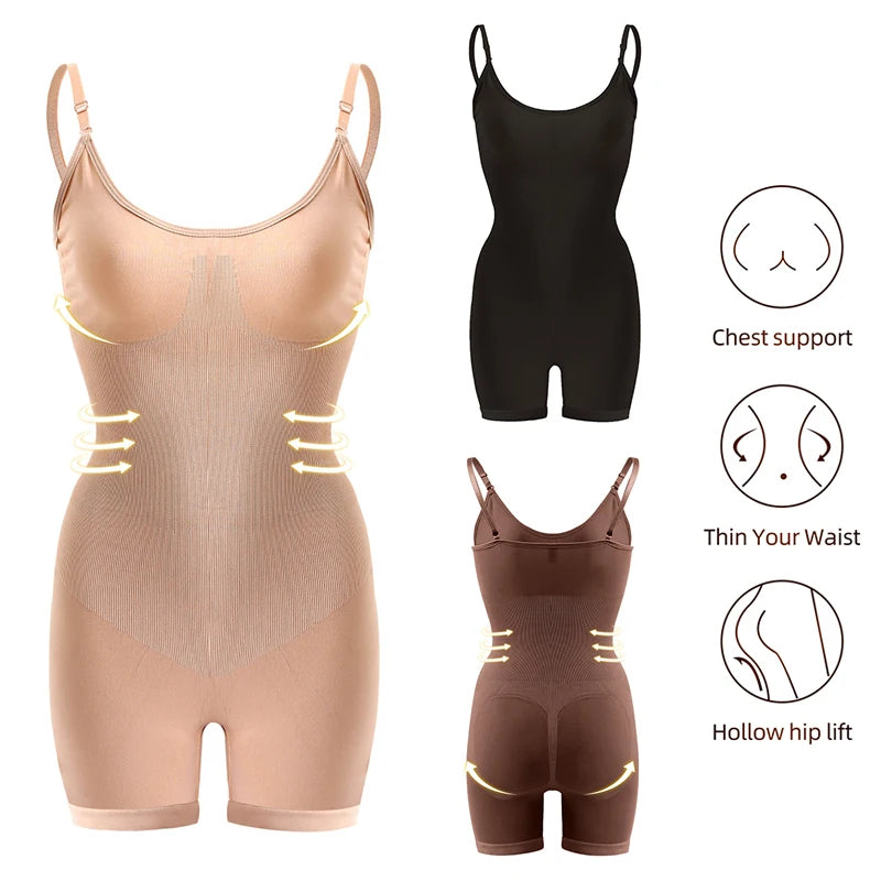 BLINKY Women Seamless Bodysuit Push Up Corset Waist Trainer Trimmer Butt Lifter Body Shaper Slimming Shapewear Tummy Control Underwear