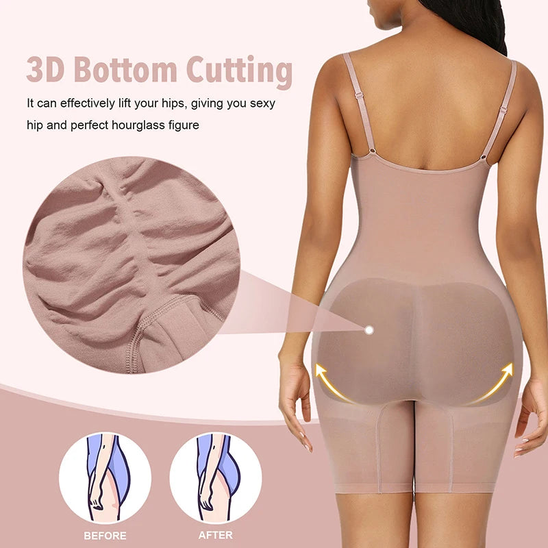 BLINKY Women Seamless Bodysuit Push Up Corset Waist Trainer Trimmer Butt Lifter Body Shaper Slimming Shapewear Tummy Control Underwear